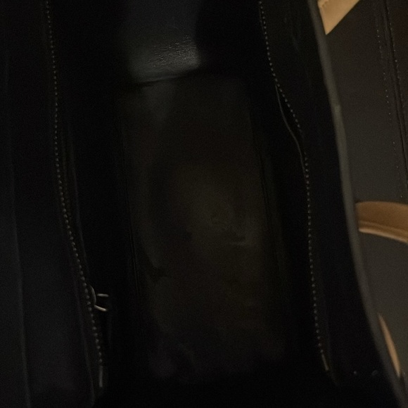 Celine Tricolor Micro Luggage Calfskin Leather Tote. - Picture 6 of 9